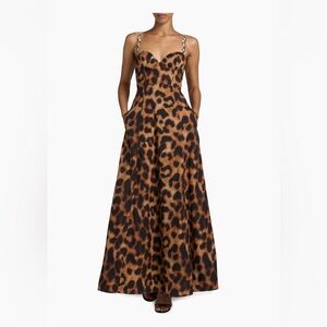 L'AGENCE Sutton Beaded Strap Maxi Dress